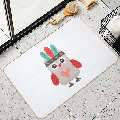 Hipster Owlet  Pet-Safe Bath Mat