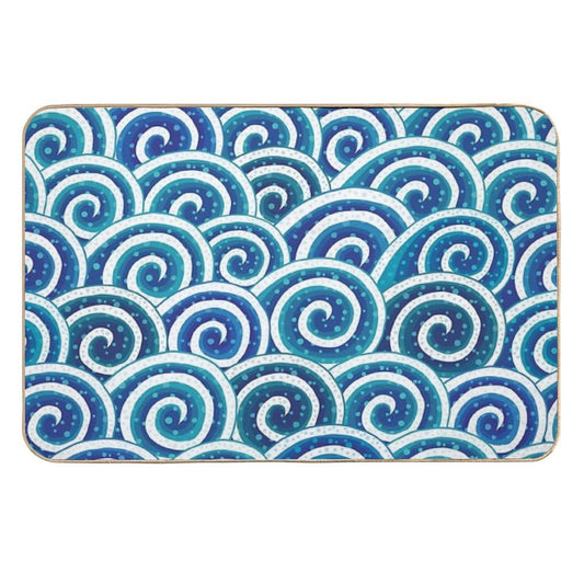 Waves And Waves  Pet-Safe Bath Mat