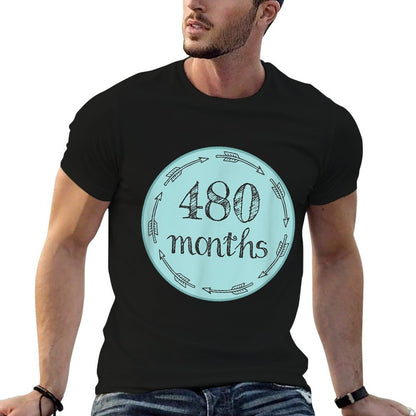 Funny 40th Birthday Milestone Belly Badge Gift  Quick-drying T-Shirt