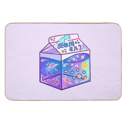 Milky Way Milk Carton  Eco-Friendly Bath Mat