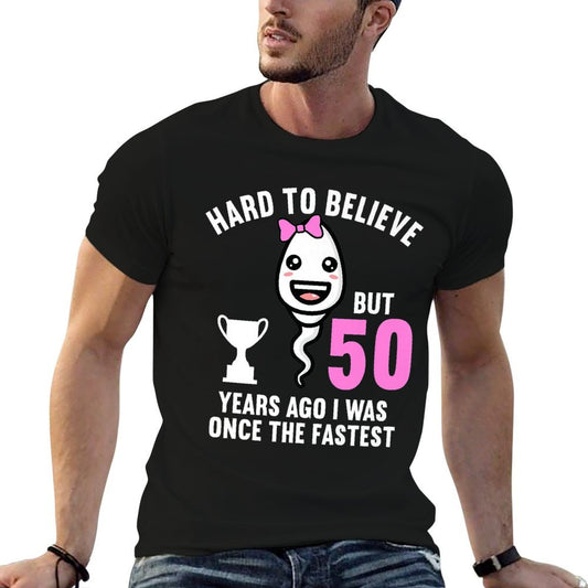 50 Years Ago I Was Once The Fastest 50th Birthday Premium  Eco-friendly Material T-Shirt