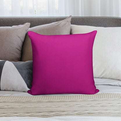 MEDIUM VIOLET ROSE RED VERY PINK HUES -100 SHADES OF PINK ON OZCUSHIONS Soft Short Plush Fabric Throw Pillow