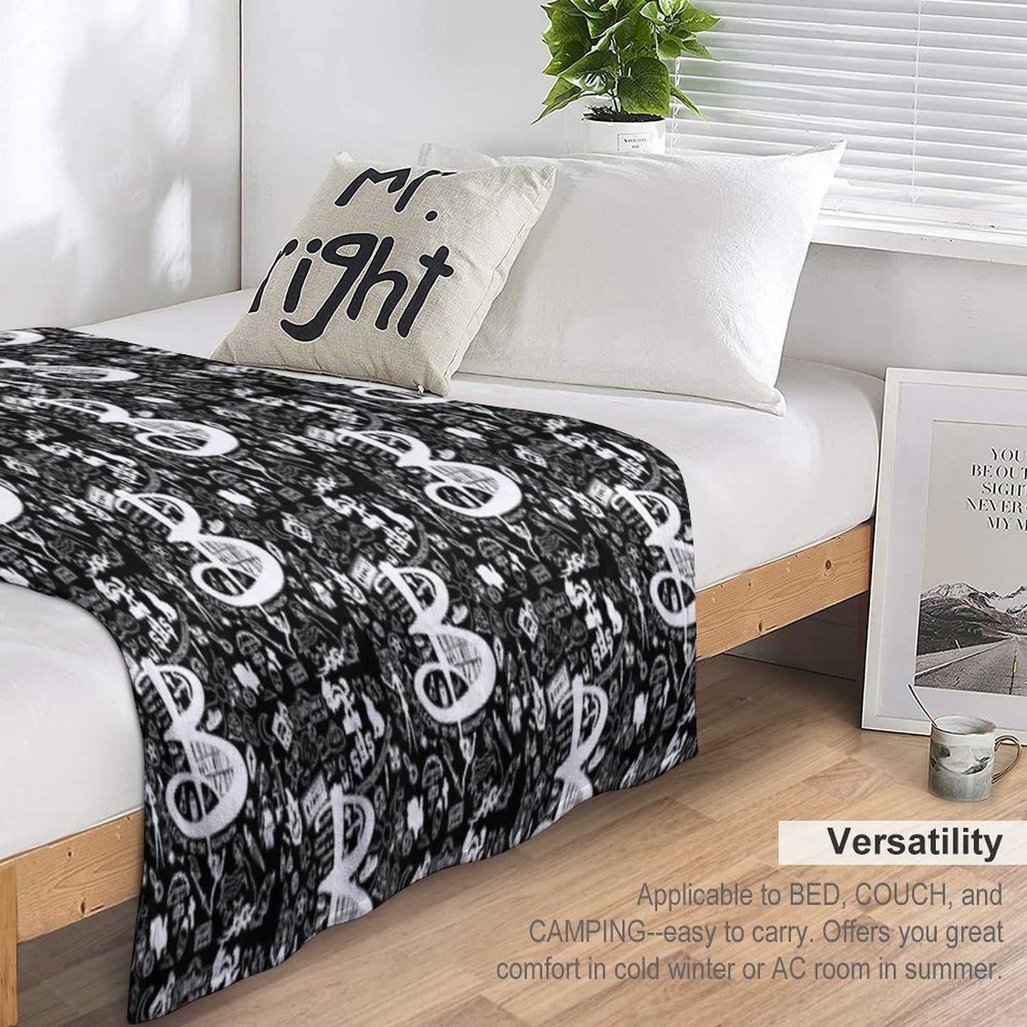 In Every Generation There Is A Chosen One... - Dark Easy Care Throw Blanket