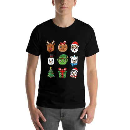 Christmas Building Brick Heads Youth Kids Christmas  Affordable Price T-Shirt