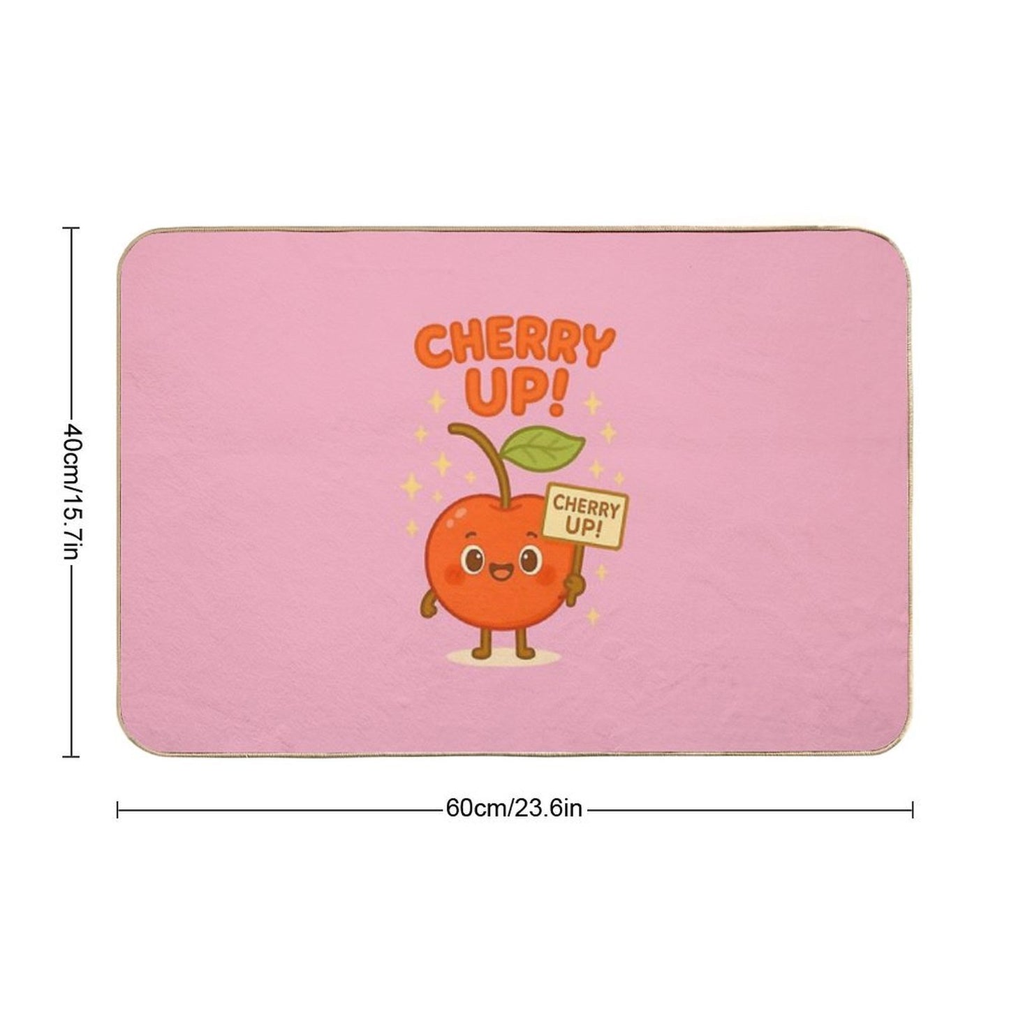 Cherry Up  Absorbent Bath Mat
