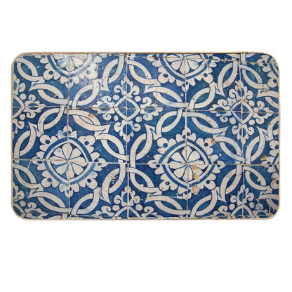 Vintage Portuguese Azulejo  Anti-Trip Bath Mat