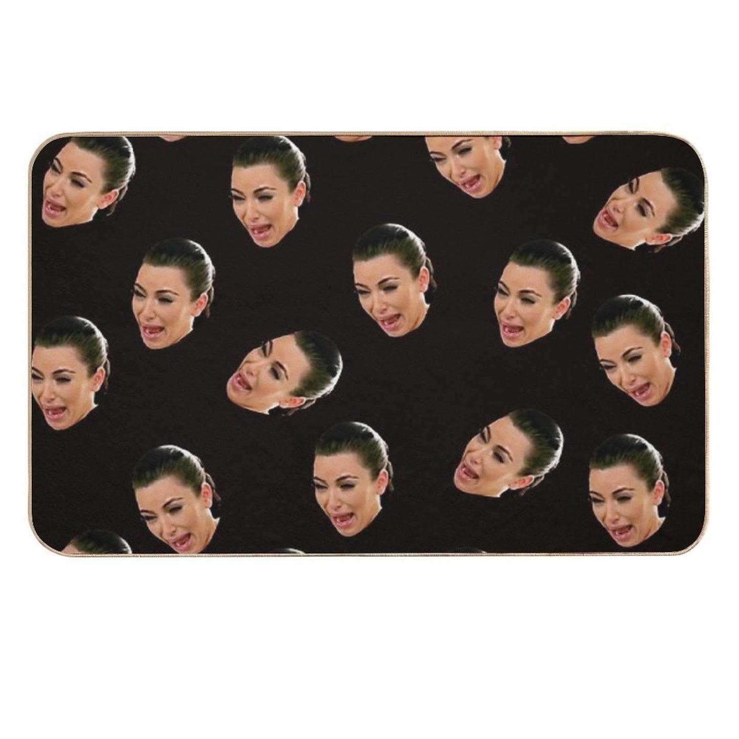 Crying Kim Kardashian  Repositionable Bath Mat
