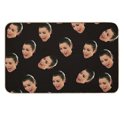 Crying Kim Kardashian  Repositionable Bath Mat