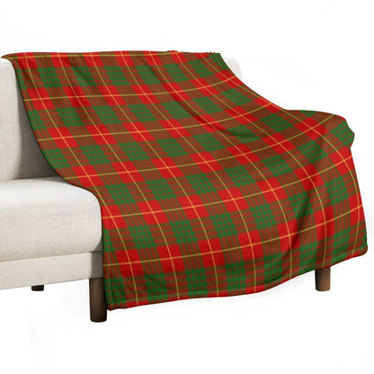 Clan Cameron Tartan Gift-ready Throw Blanket