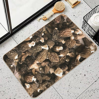 Morel Hunting Haul  Repositionable Bath Mat