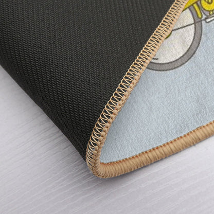 Biking Sloth  Anti-Trip Bath Mat