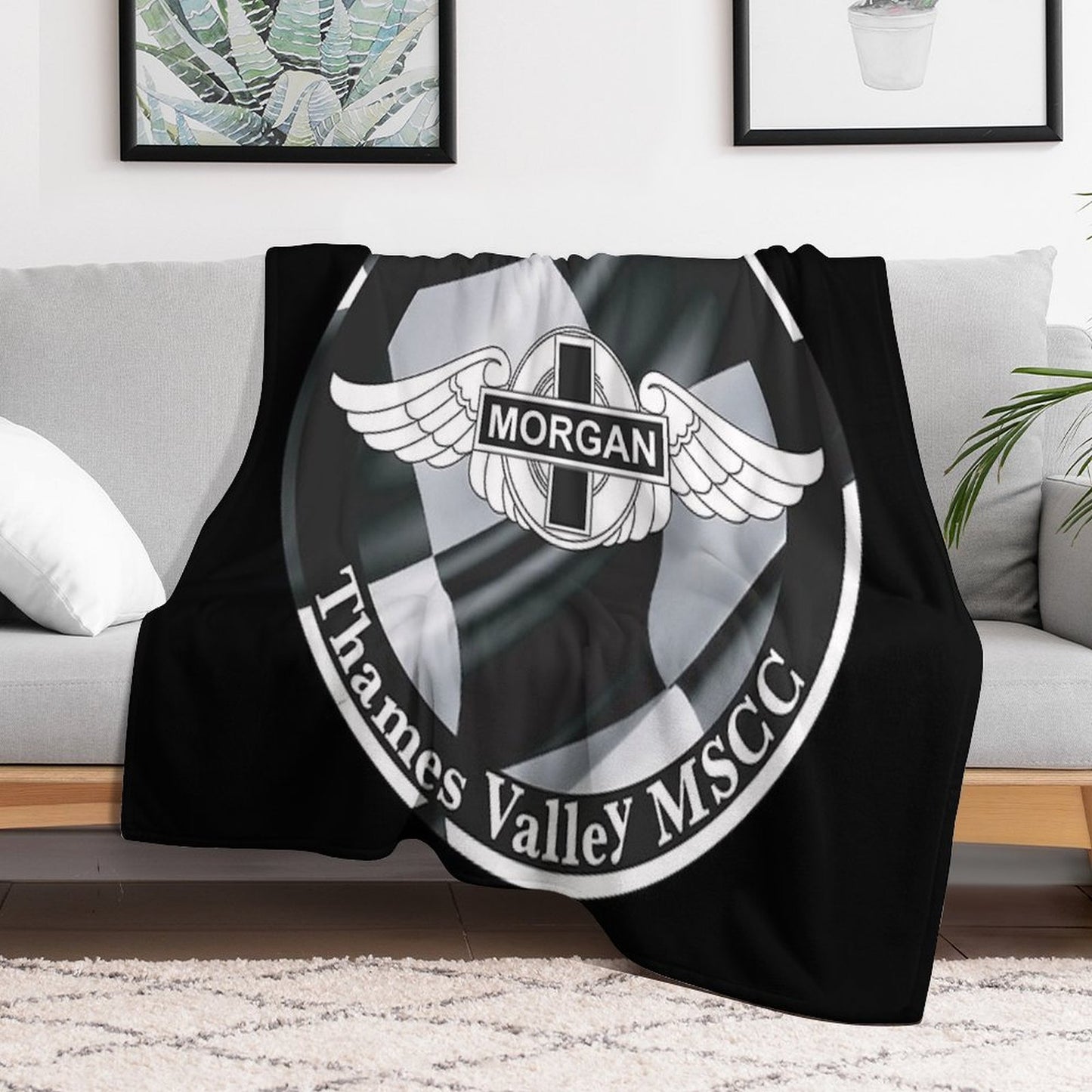 Morgan Cars Compact Throw Blanket
