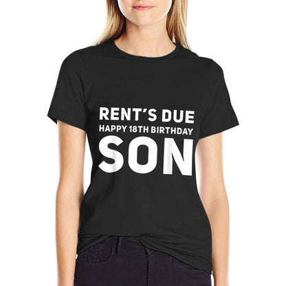 Rents Due Happy 18th Birthday  Quick-drying T-Shirt
