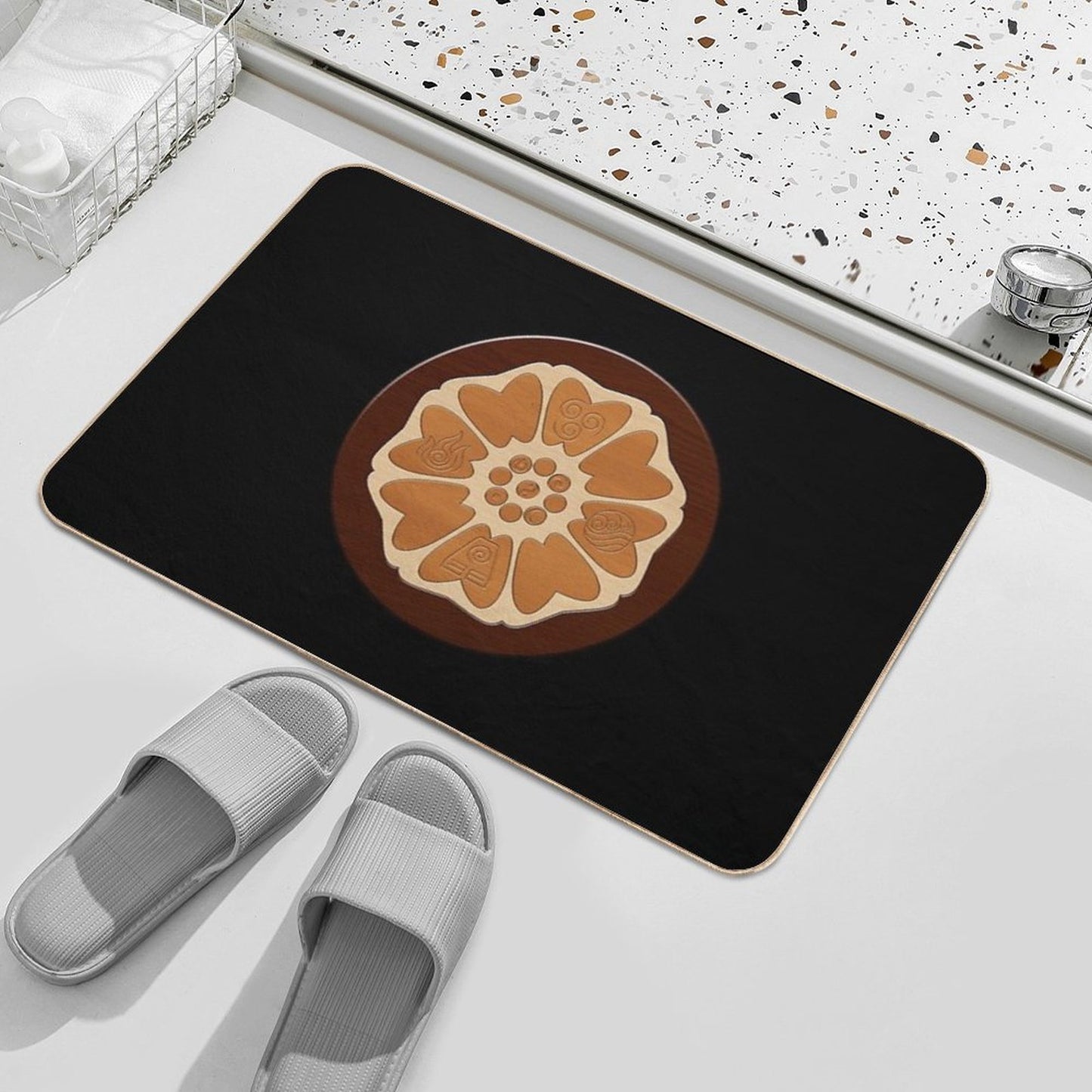 Order of The White Lotus  Pet-Safe Bath Mat