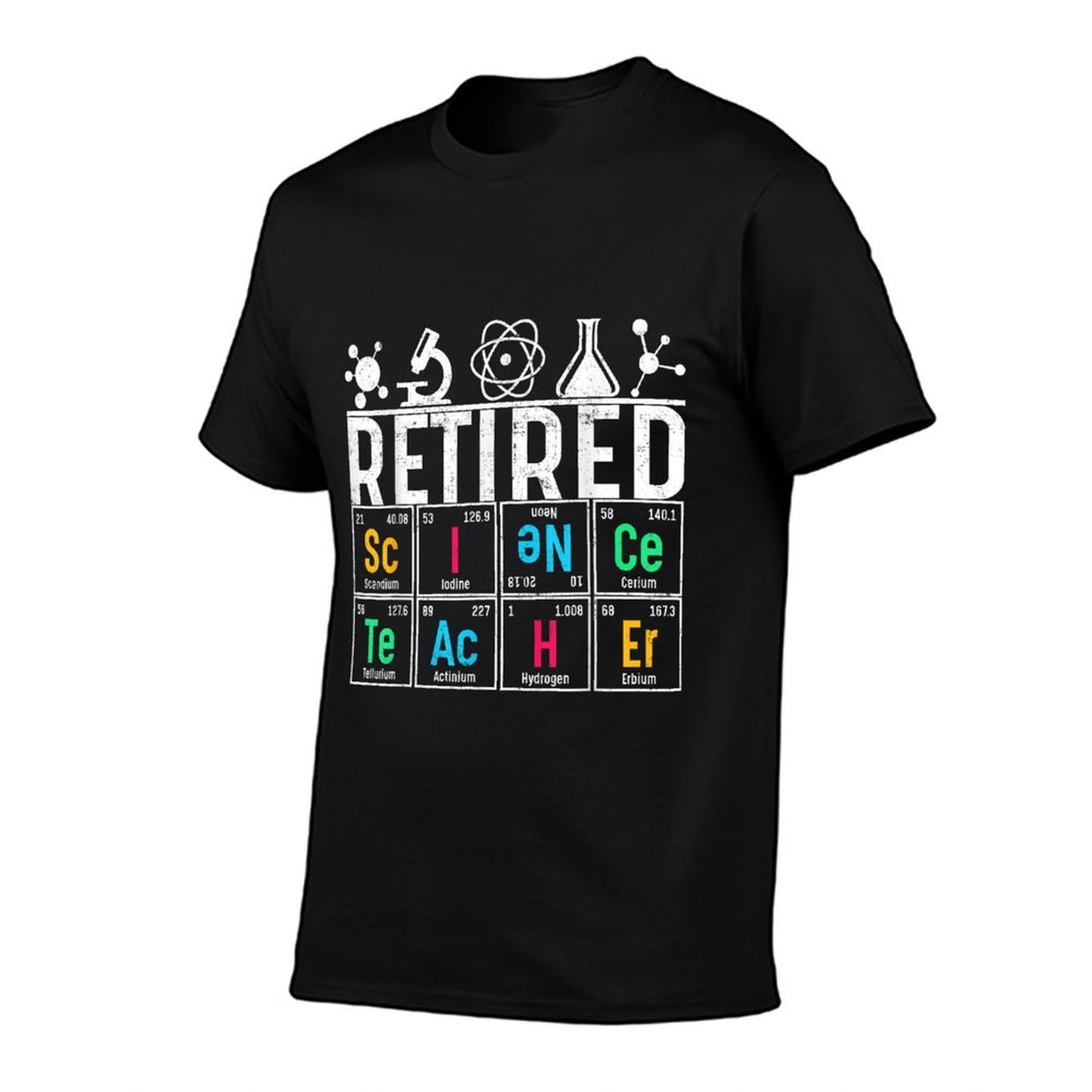 Retired Science Teacher Learning School Retirement Gift  High-quality Stitching T-Shirt