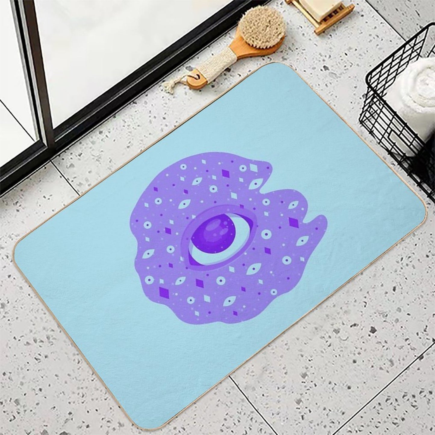 Witnessing The Majesty  Absorbent Bath Mat
