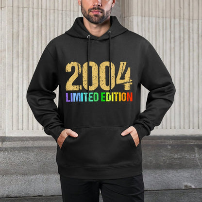 21st Birthday Man Woman 21 Years 2004 Decorative Funny Gift Versatile Streetwear Hoodie