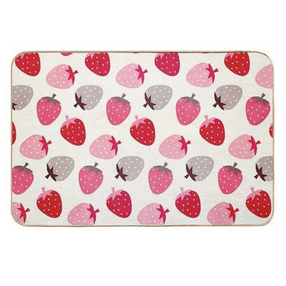 Strawberry Fields  Stain-Proof Bath Mat