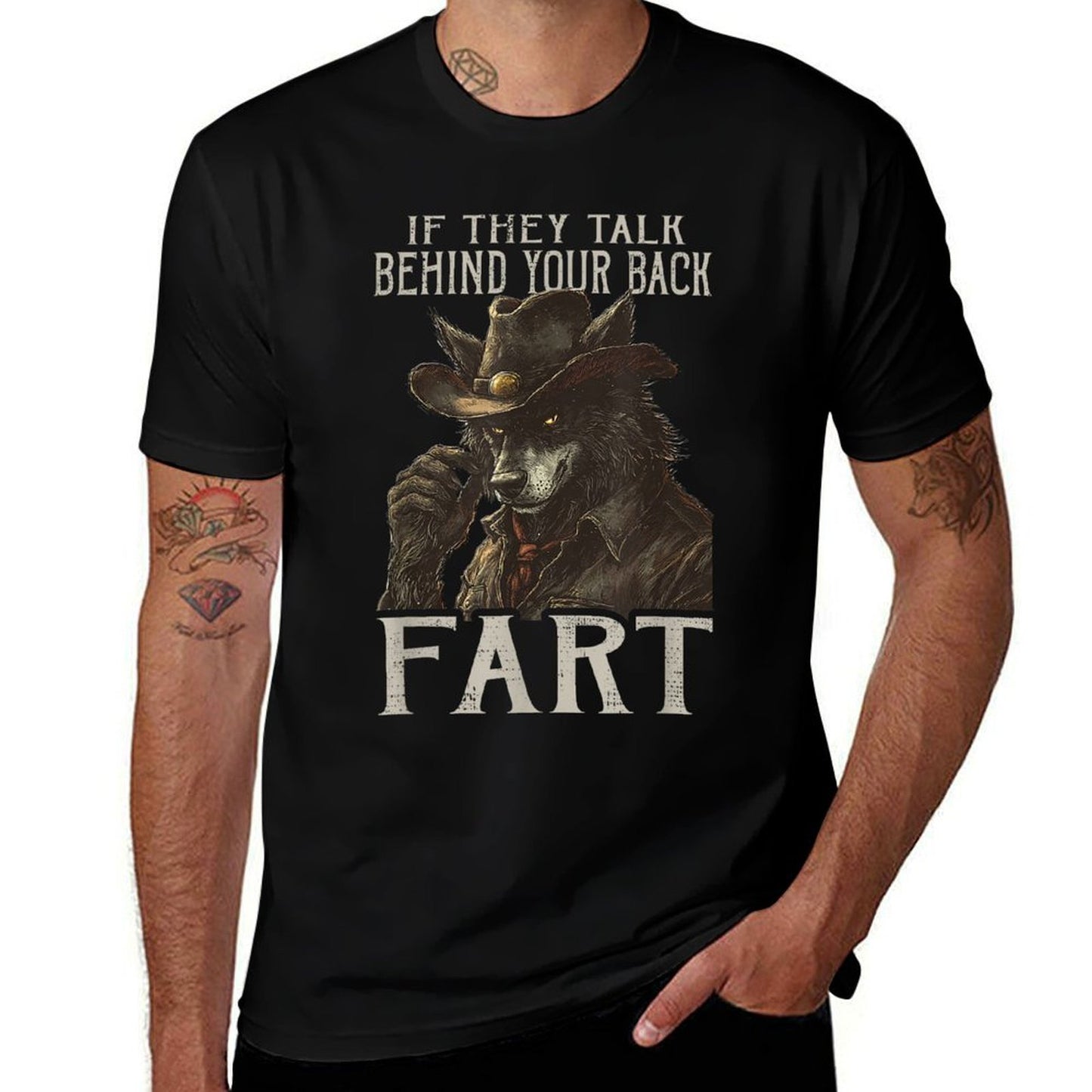 If They Talk Behind Your Back Fart Shirt  Durable T-Shirt