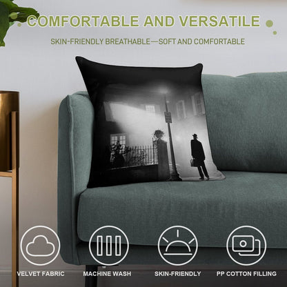 The Exorcist Soft Anti-Pilling Throw Pillow