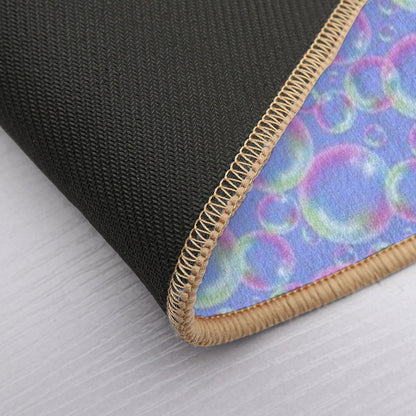 Bubbly Bubbles (Blue) Durable Bath Mat