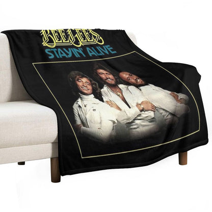 Stayin Alive Sustainable Throw Blanket