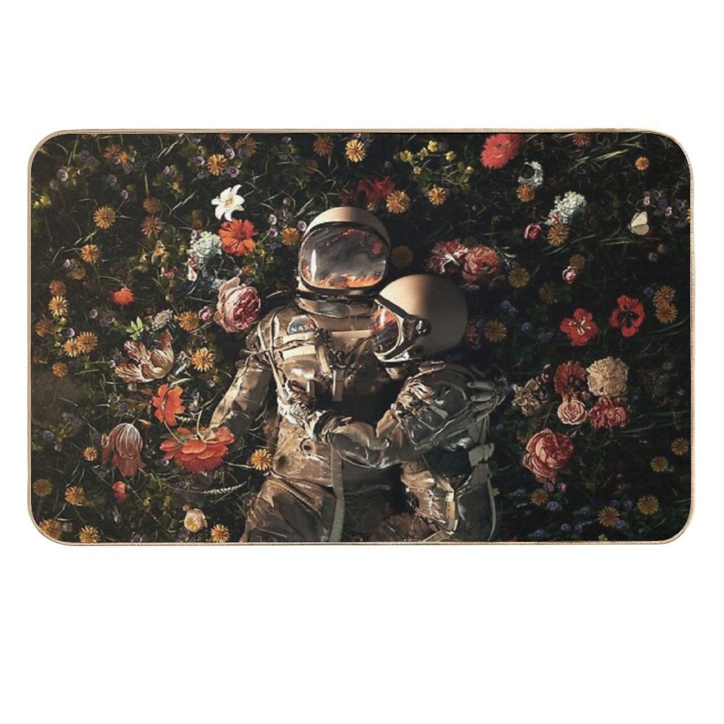 Garden Delights II  Dirt-Trapping Bath Mat