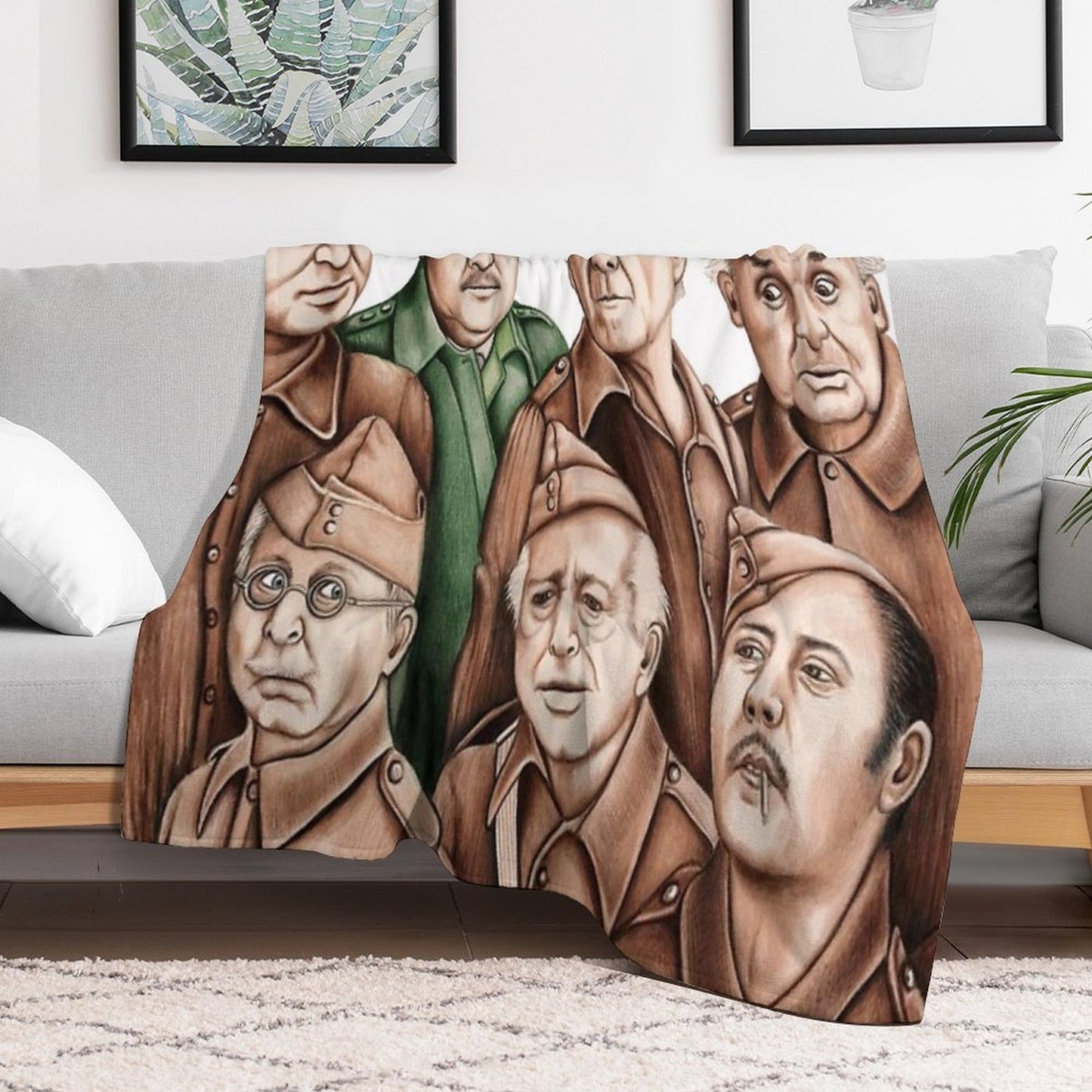 Dad's Army Quick-dry Throw Blanket