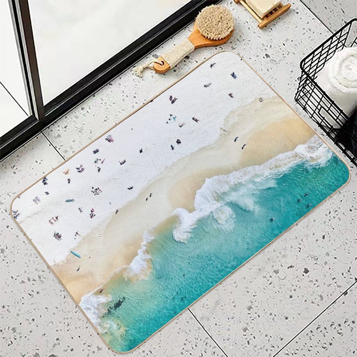 Summer Vibes  Dirt-Trapping Bath Mat