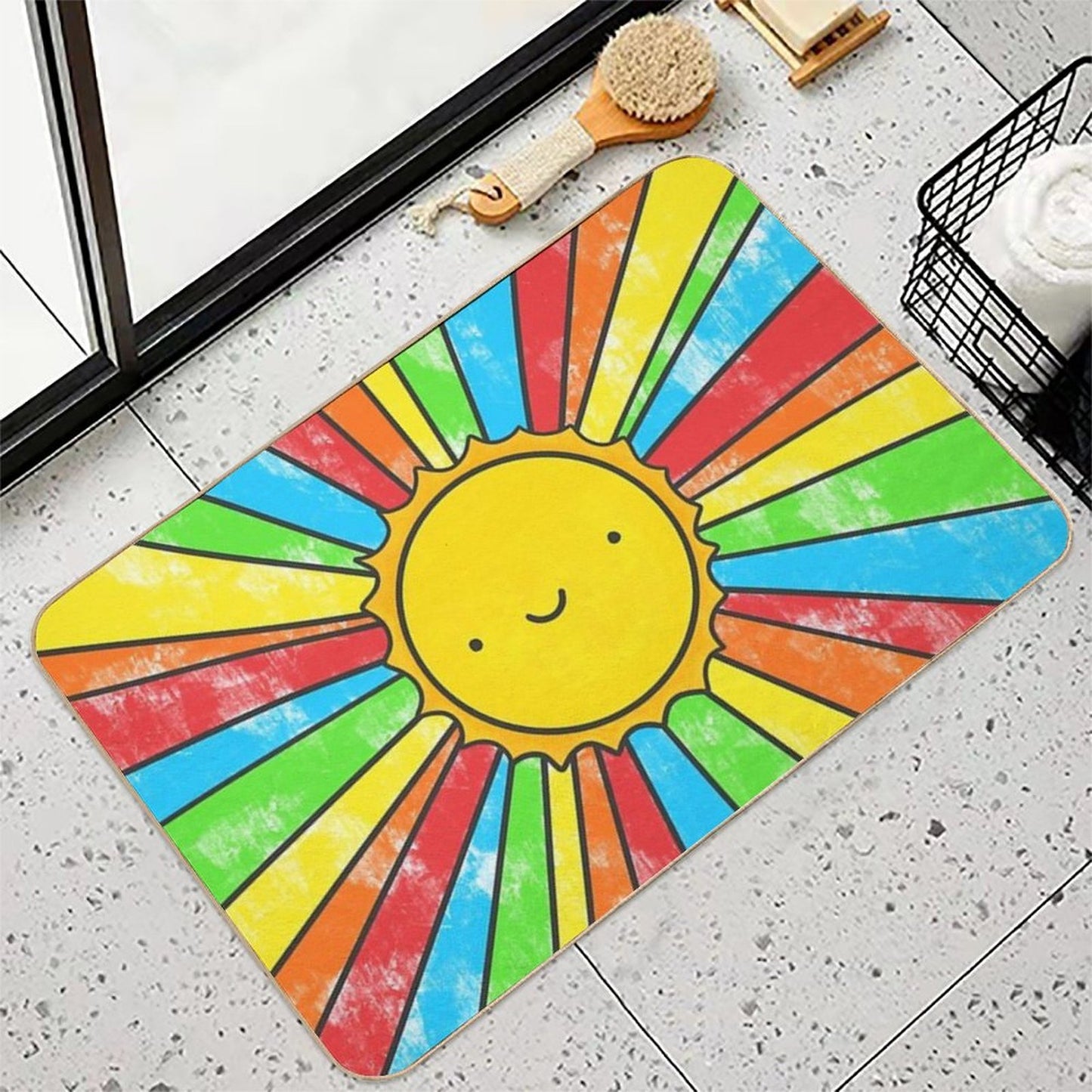 Radiate Positivity  Absorbent Bath Mat