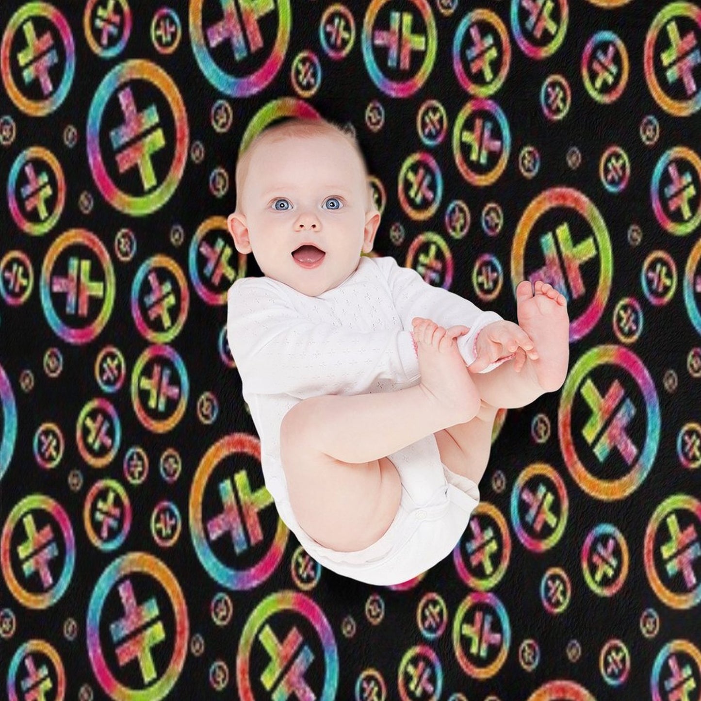 Take That Neon Symbol Premium Throw Blanket