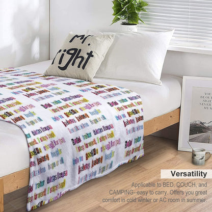 Sour Song Titles Anti-pilling Throw Blanket
