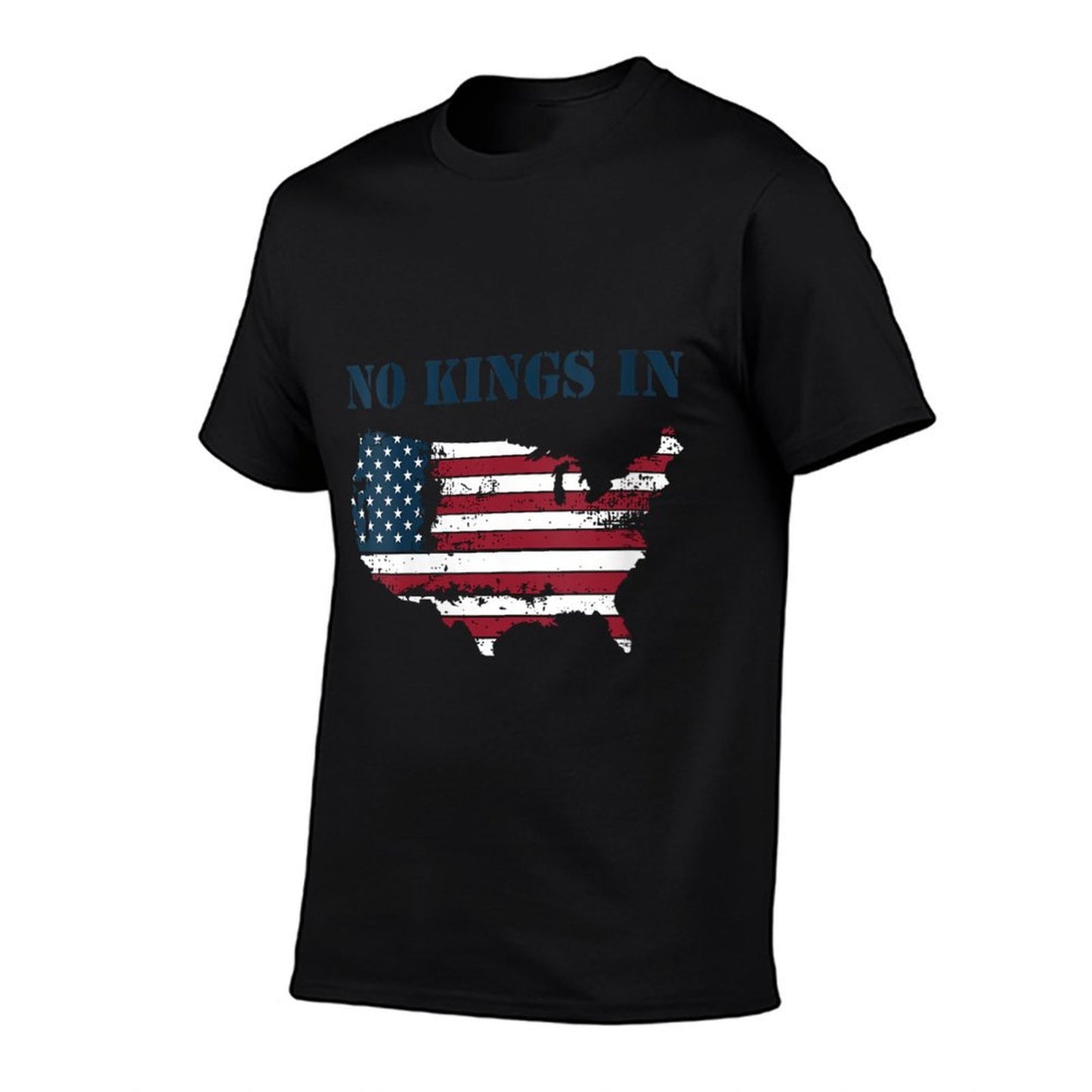 Womens No Kings in America  High-quality Stitching T-Shirt