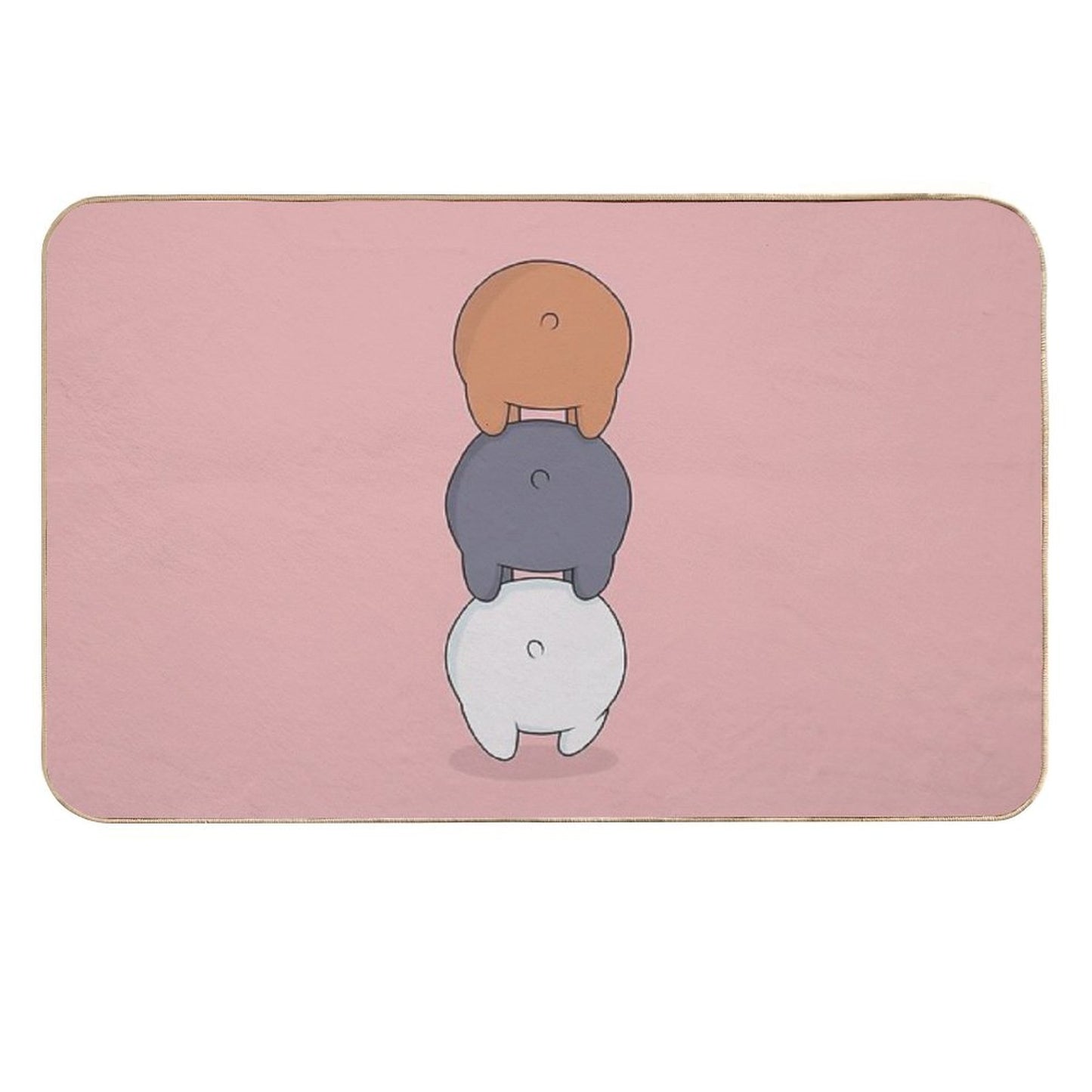 We Bare Bears  Eco-Friendly Bath Mat