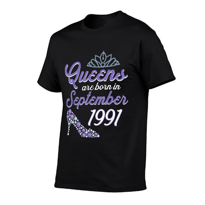 30 Years Old Bday September 1991 30Th Birthday Women  Classic T-Shirt
