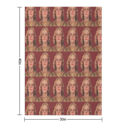 The Divine Garbo GRETA GARBO Movie Legend Quick-dry Throw Blanket