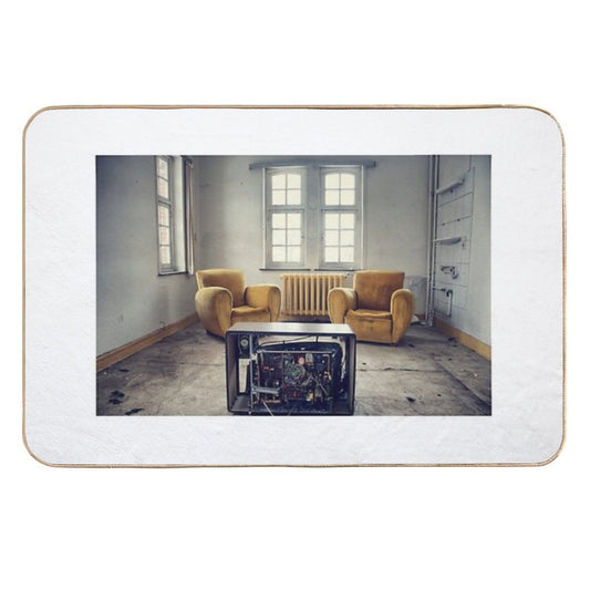 TV Room  Stain-Proof Bath Mat
