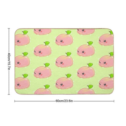 Peach Frog  Easy To Clean Bath Mat