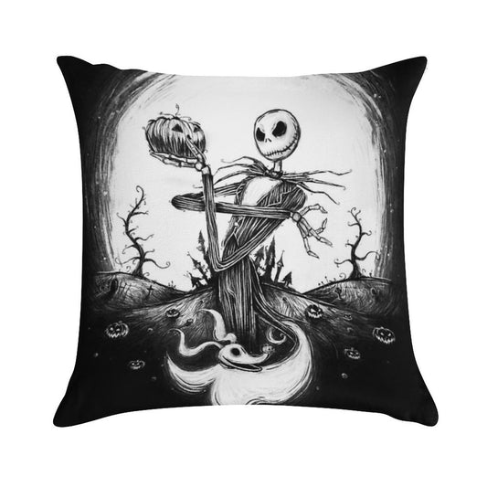 Halloween Tale Soft Washable Throw Pillow