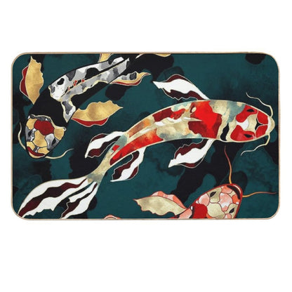 Metallic Koi  Odorless Bath Mat