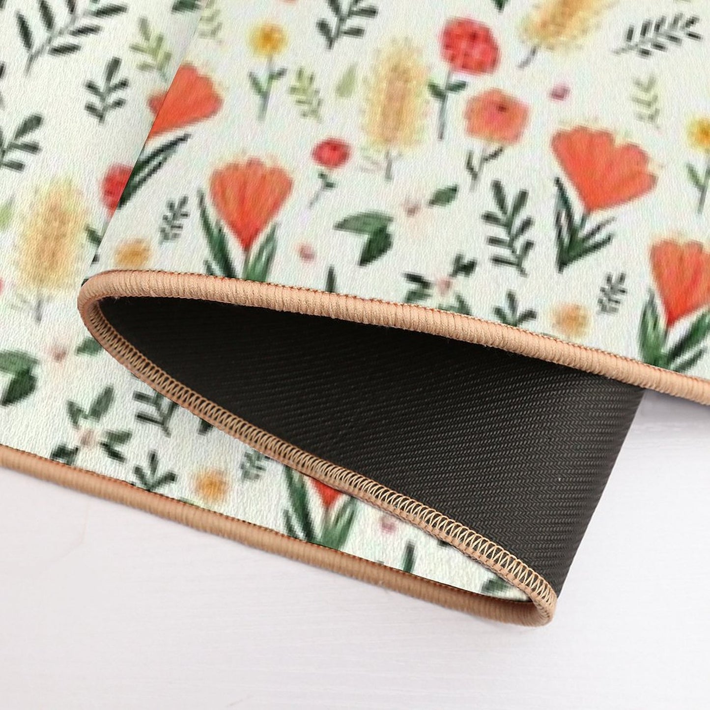Aussie Florals  Non-Slip Bath Mat