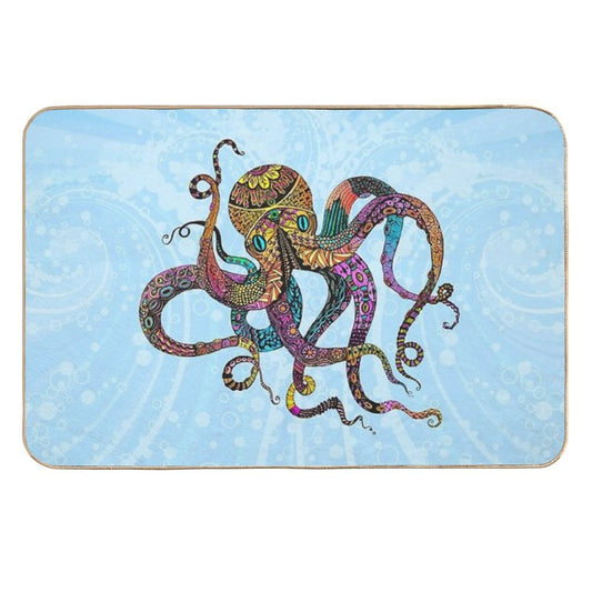 Electric Octopus  Non-Slip Bath Mat