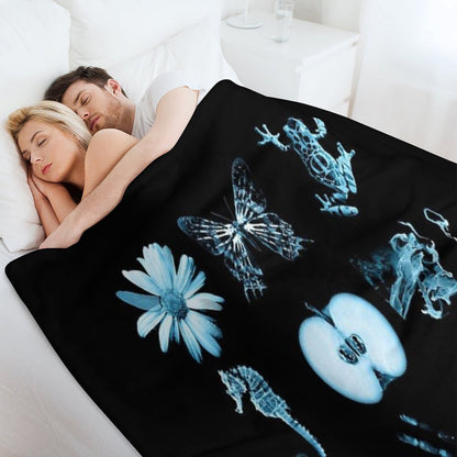 All Nine Glyphs of Fringe Versatility Throw Blanket