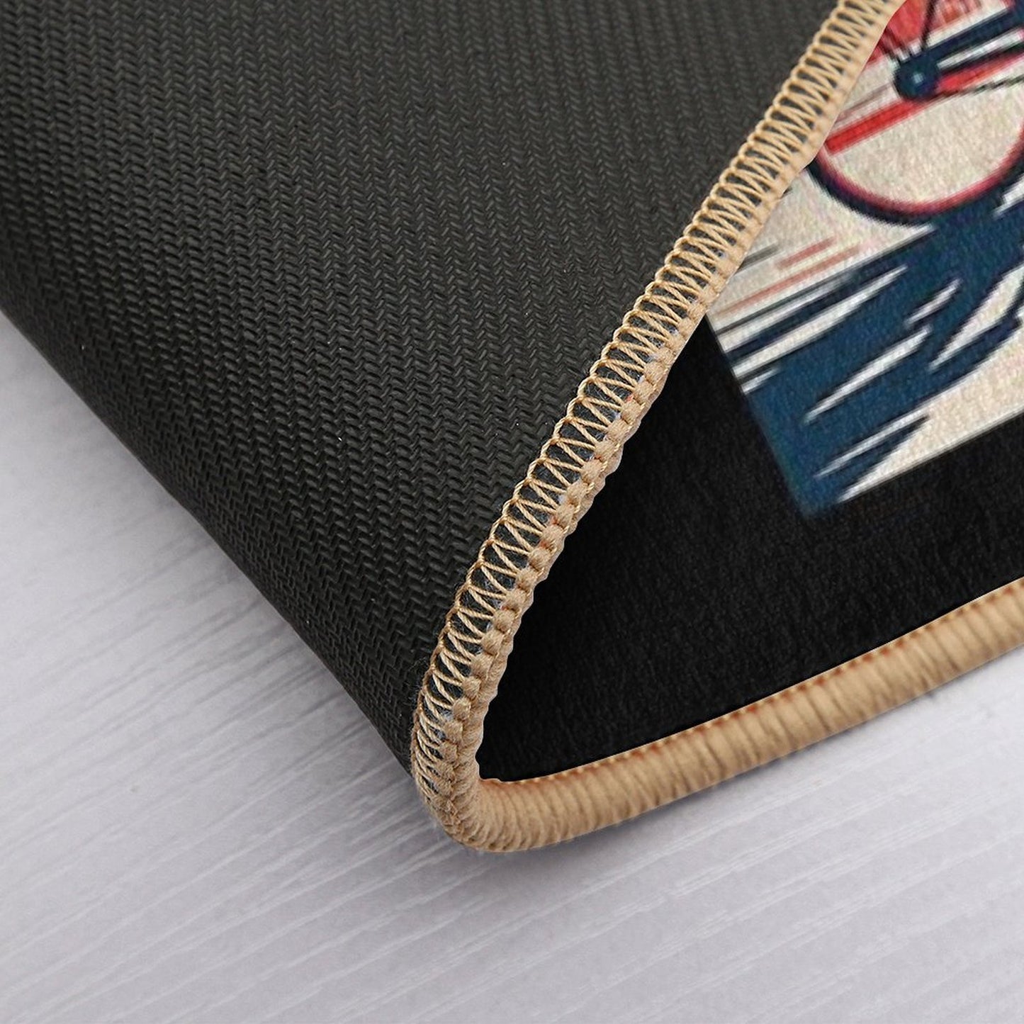 Keep Moving – Bicycle Courier Hope Style Art  Anti-Trip Bath Mat