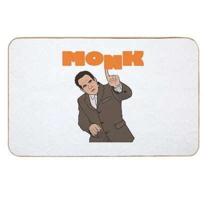 Mr. Monk And The Uneven Letter  Absorbent Bath Mat