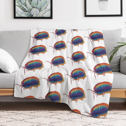 Woodlouse Machine-washable Throw Blanket