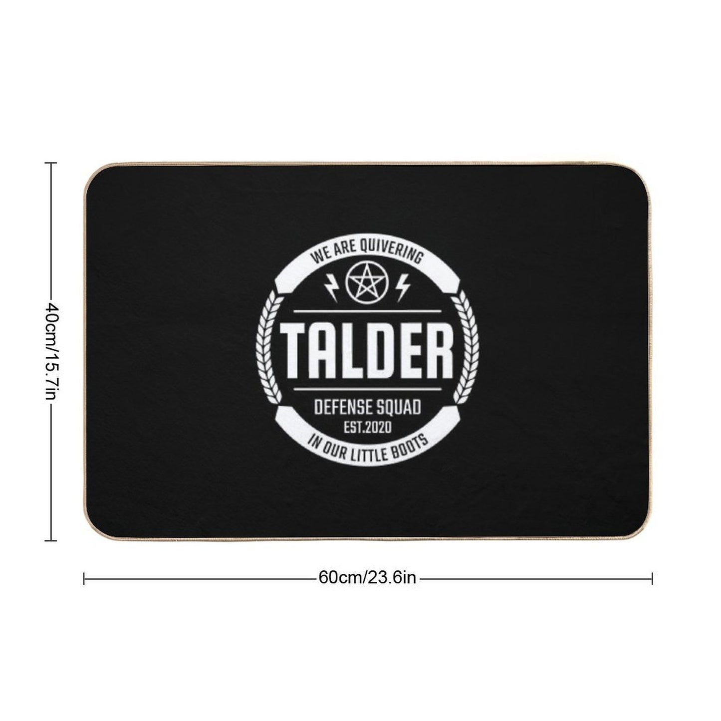 Talder Defense Squad 04  Slip-Resistant Bath Mat