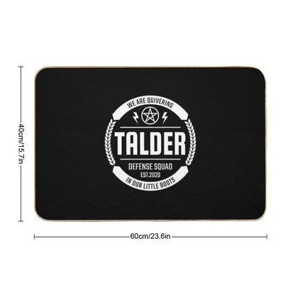 Talder Defense Squad 04  Slip-Resistant Bath Mat