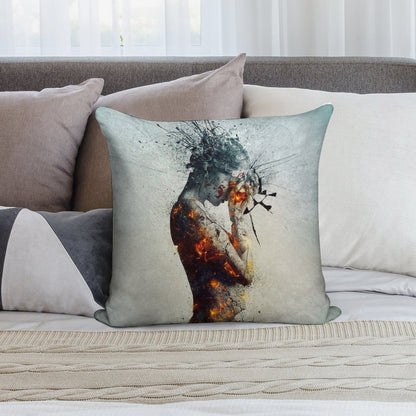 Deliberation Soft Luxury Feel Throw Pillow