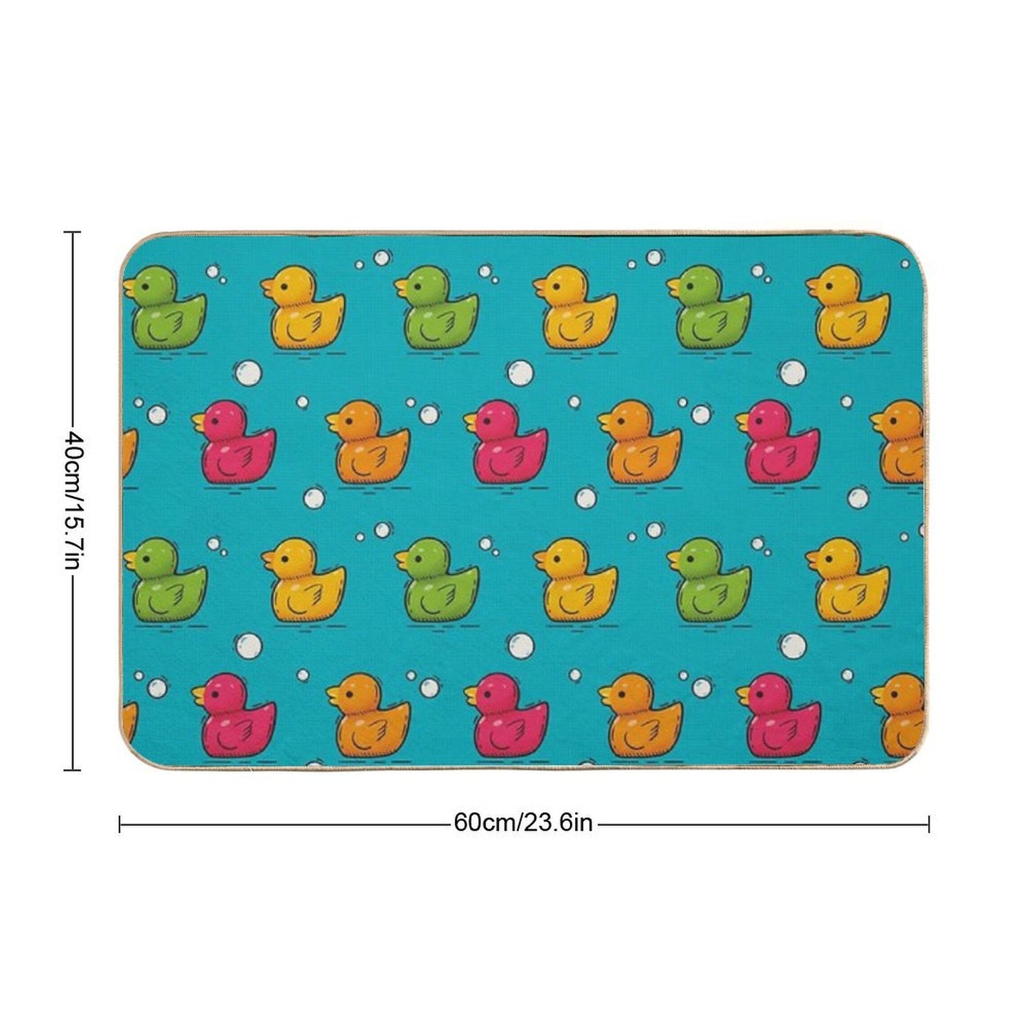 Quaky Bubble Pop In Rainbow Colors  Toxin-Free Bath Mat